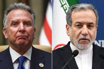 Iran's FM Abbas Araghchi and US Special Envoy to the Middle East Steve Witkoff